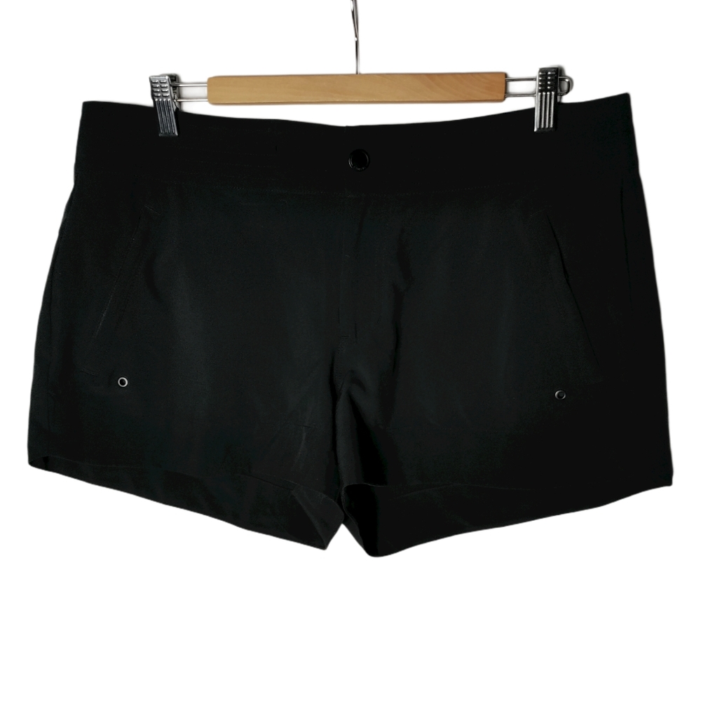Athleta black active shorts size 12